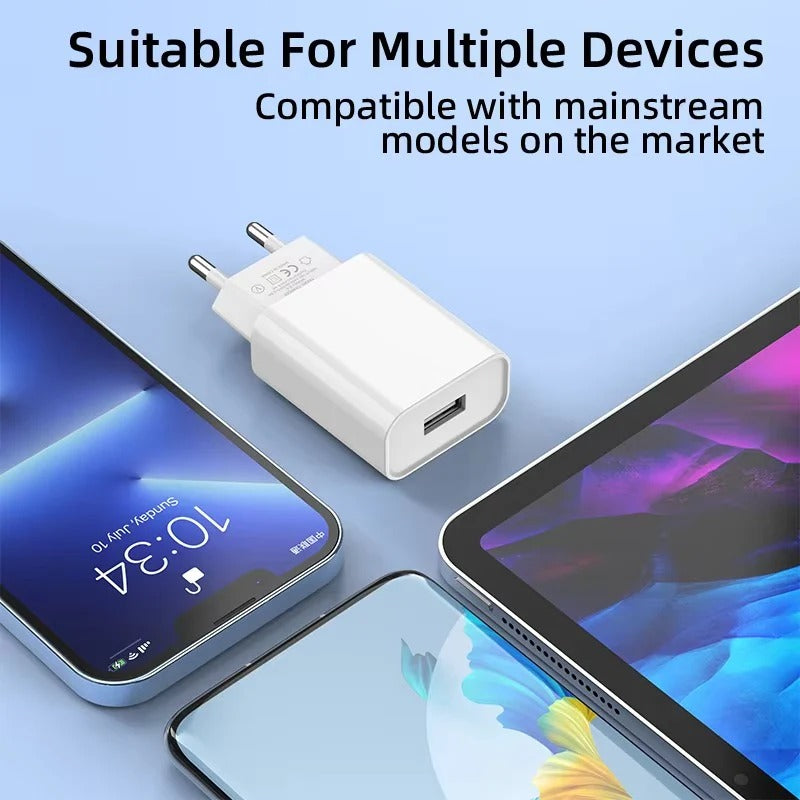 Universal 5V 2A USB Power Adapter For Quick Charging Phones