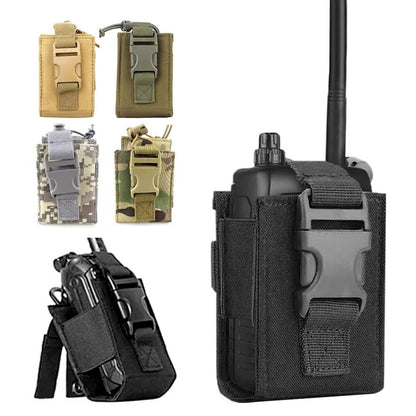 Durable MOLLE Walkie Talkie Carry Case For Waist Belt