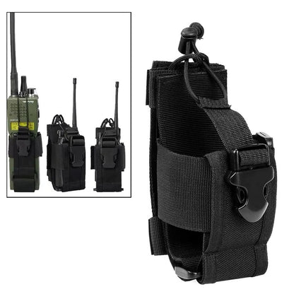 Durable MOLLE Walkie Talkie Carry Case For Waist Belt