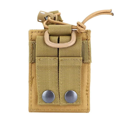 Durable MOLLE Walkie Talkie Carry Case For Waist Belt