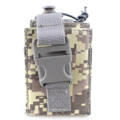 Durable MOLLE Walkie Talkie Carry Case For Waist Belt