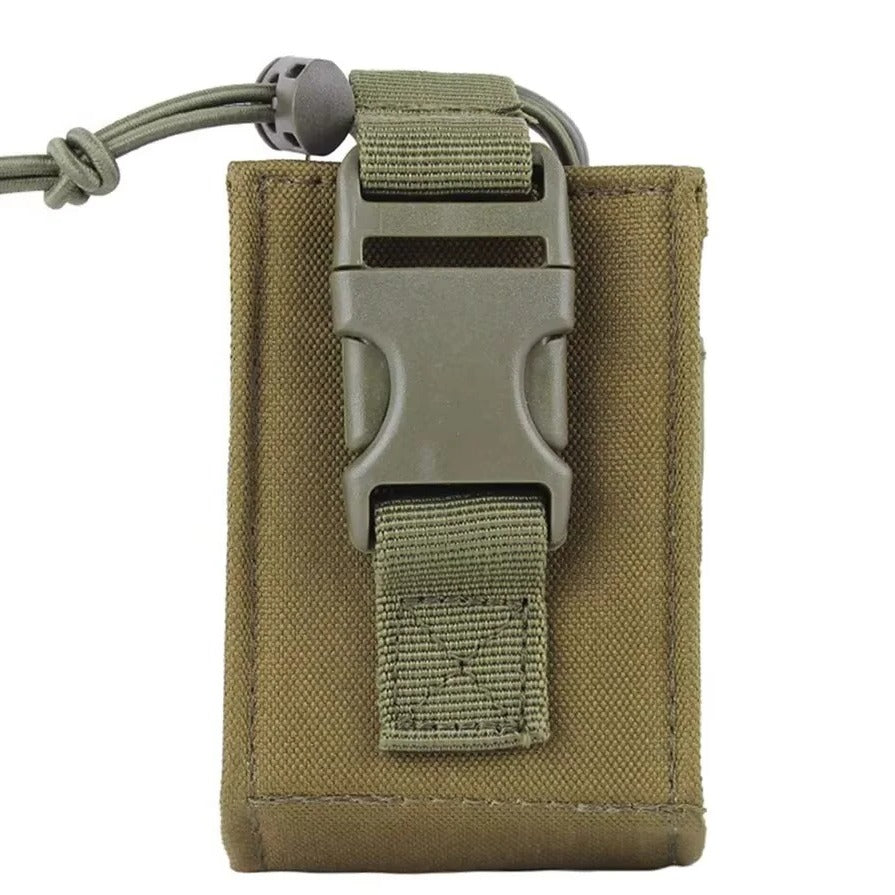 Durable MOLLE Walkie Talkie Carry Case For Waist Belt