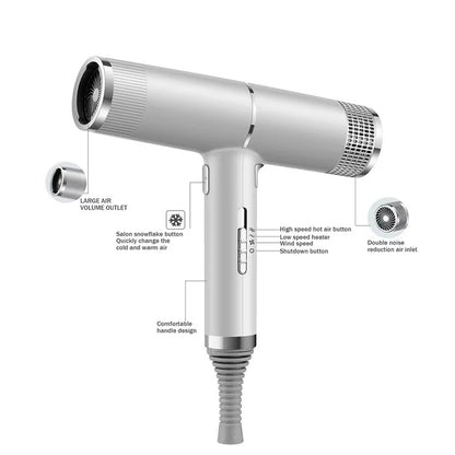 High-Power Hair Dryer – Ionic Fast-Drying with Cold Shot