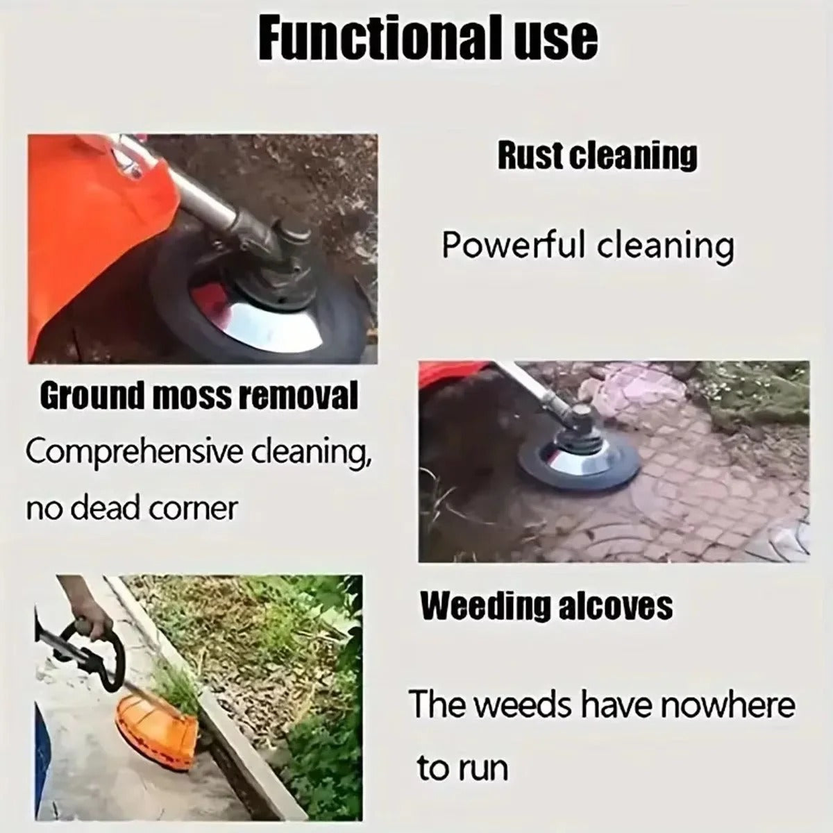 Steel Wire Weed Trimmer Head – 6 & 8 Inch Brush Cutter Blade