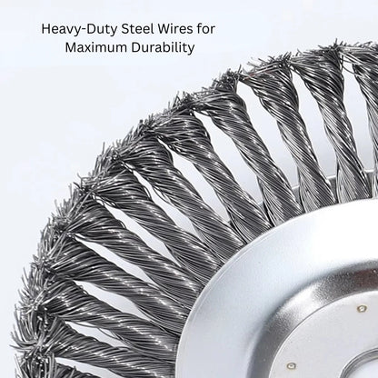 Steel Wire Weed Trimmer Head – 6 & 8 Inch Brush Cutter Blade