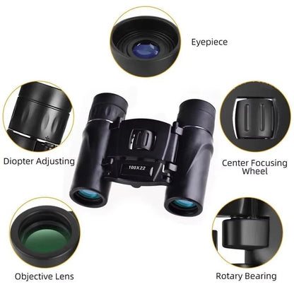 Portable Binoculars BAK4 FMC Optics For Hunting Sports & Camping