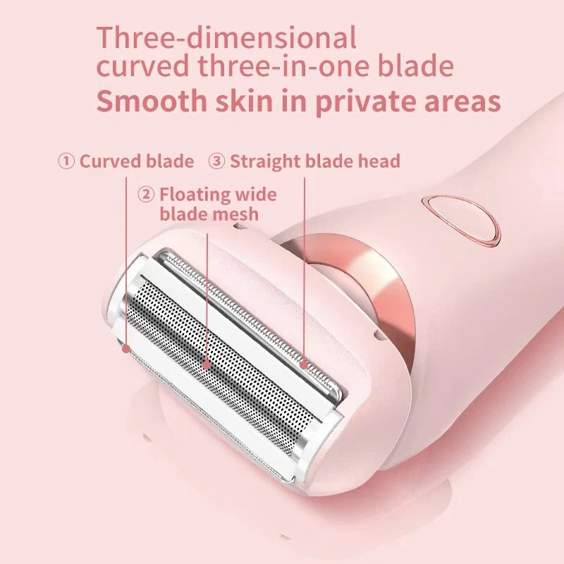 Women’s Rechargeable 2-in-1 Shaver – Bikini & Body Groomer