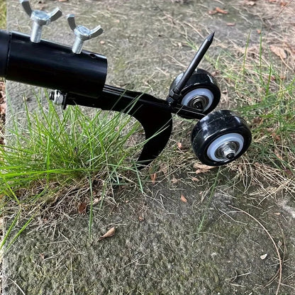 Standing Crevice Weed Puller – Heavy-Duty Metal Roller Tool