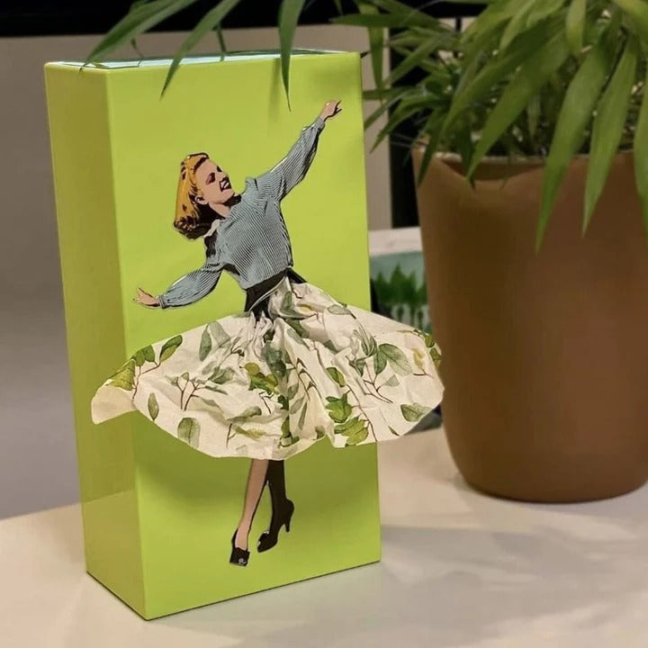 Creative Figure Tissue Box Cover – Flying Skirt Decorative Holder