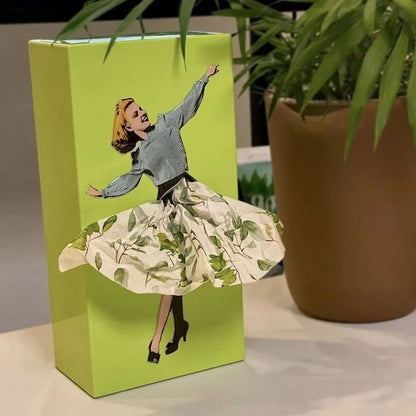 Creative Figure Tissue Box Cover – Flying Skirt Decorative Holder