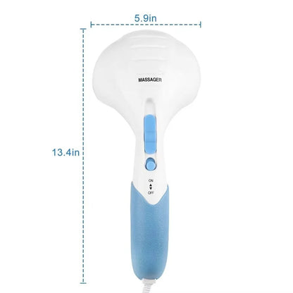 Electric Percussion Massager with Dual Vibration and Adjustable Speed Settings
