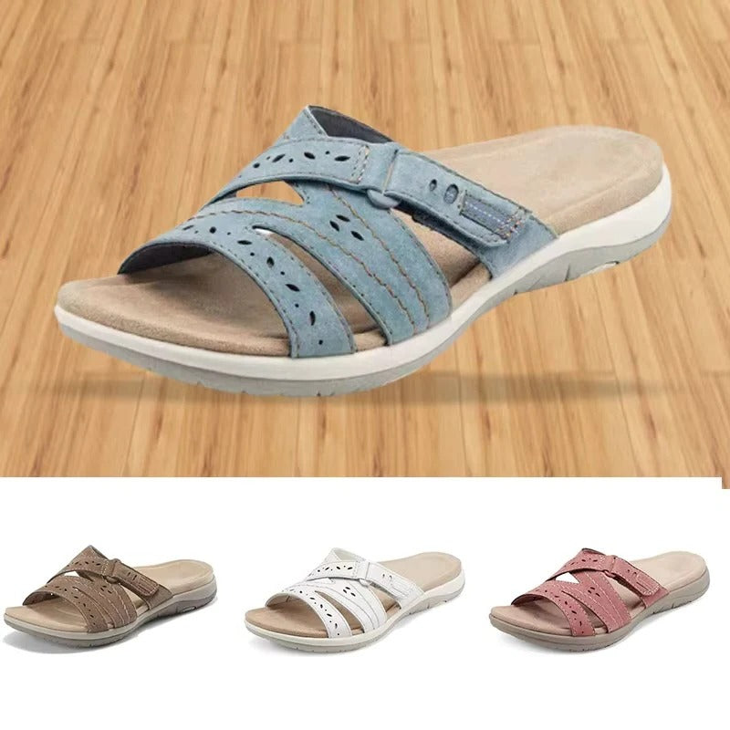 Women's Adjustable Summer Sandals with Arch Support and Strap