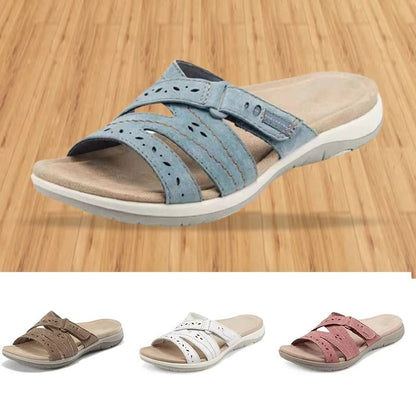 Women's Adjustable Summer Sandals with Arch Support and Strap
