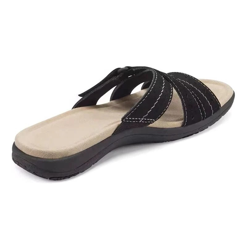 Women's Adjustable Summer Sandals with Arch Support and Strap