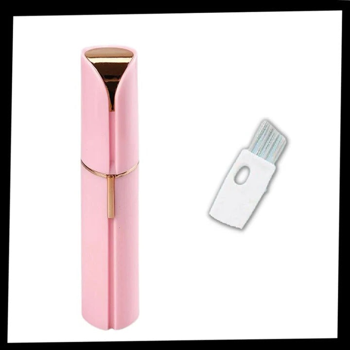 Women’s Facial Hair Trimmer with LED Light and Detachable Head Design