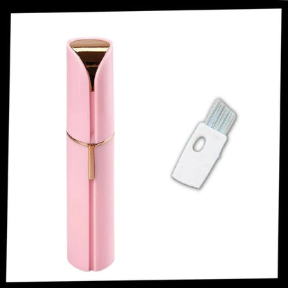 Women’s Facial Hair Trimmer with LED Light and Detachable Head Design