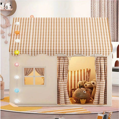 Kid's  Foldable Play Tent with Tunnel for Indoor Outdoor Activity Time