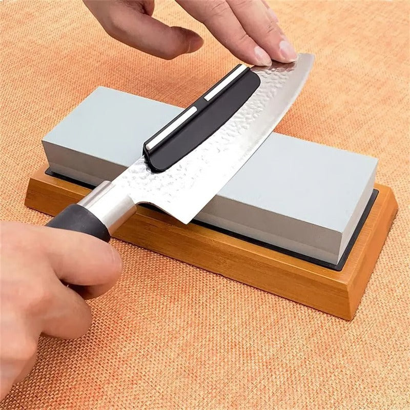 Precision Knife Sharpening Angle Guide with Fixed Angle Rod for Kitchen Knives, Scissors & Whetstones
