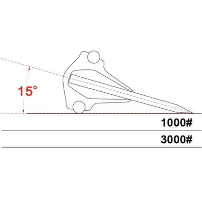 Precision Knife Sharpening Angle Guide with Fixed Angle Rod for Kitchen Knives, Scissors & Whetstones