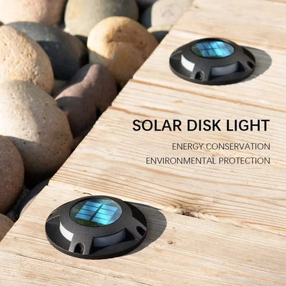 6 LED Solar Driveway Dock Deck Lights Outdoor Waterproof Pathway Garden Landscap allveramart