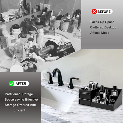 Mens Organizer,Cologne Organizer for Men,Perfume Organizer,Cologne Stand,Perfume Stand,Organizador de Perfumes,Bathroom Countertop Storage,Shelf for Bathroom Counter,Easter Gifts for Men allveramart