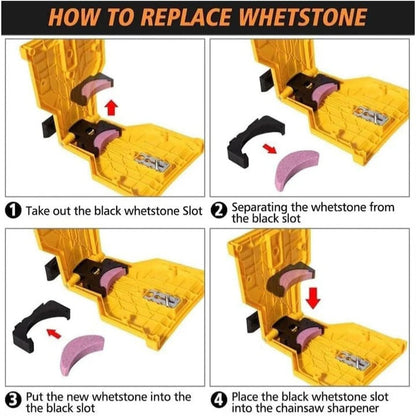 Chainsaw Teeth Sharpener – Adjustable Chain Sharpening Attachment