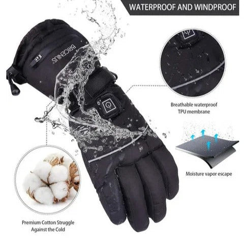 Durable Rechargeable Heated Gloves For Outdoor Activities