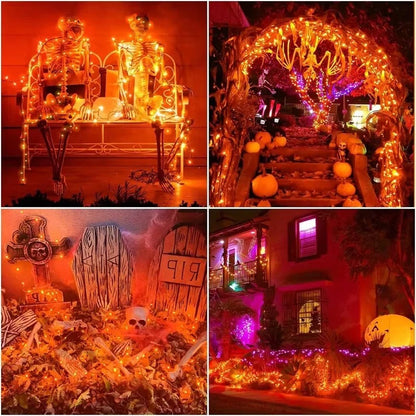 Solar LED Garden Lights with Copper Wire Fairy String Design