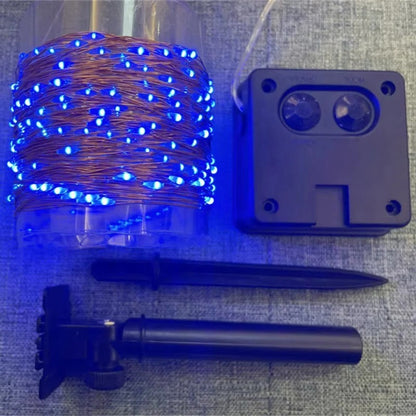 Solar LED Garden Lights with Copper Wire Fairy String Design