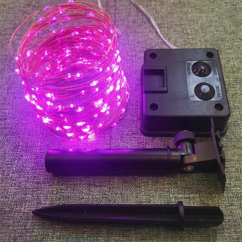 Solar LED Garden Lights with Copper Wire Fairy String Design