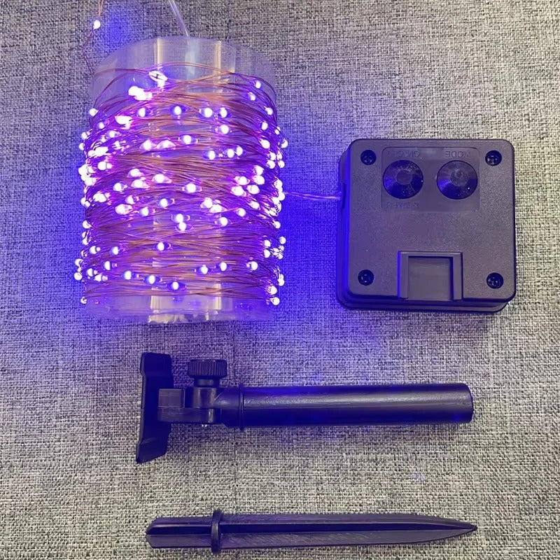 Solar LED Garden Lights with Copper Wire Fairy String Design