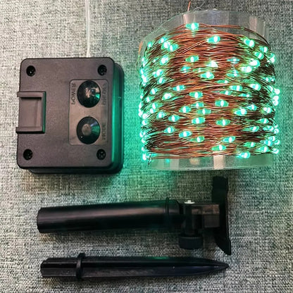 Solar LED Garden Lights with Copper Wire Fairy String Design
