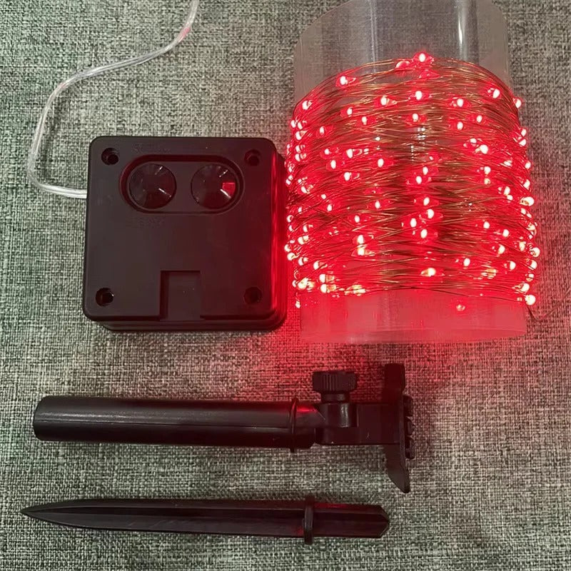 Solar LED Garden Lights with Copper Wire Fairy String Design