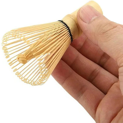 Traditional Matcha Tea Set with Ceramic Bowl with Bamboo Whisk & Spoon