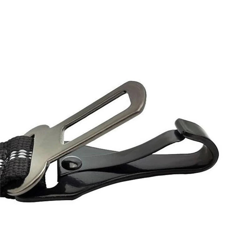 Adjustable Dog Car Seat Belt with Headrest and Bungee Buffer