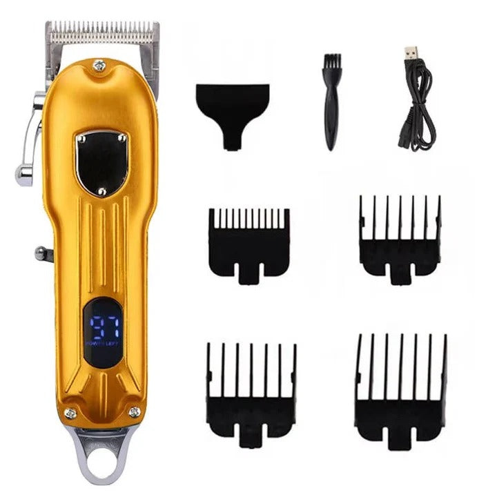 All-Metal Dog Hair Clipper Kit, Rechargeable Grooming Tool