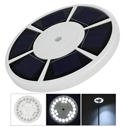 Solar-Powered LED Flagpole Light with Weather-Resistant Design