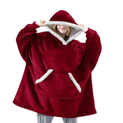Oversized Wearable Blanket Hoodie for Adults