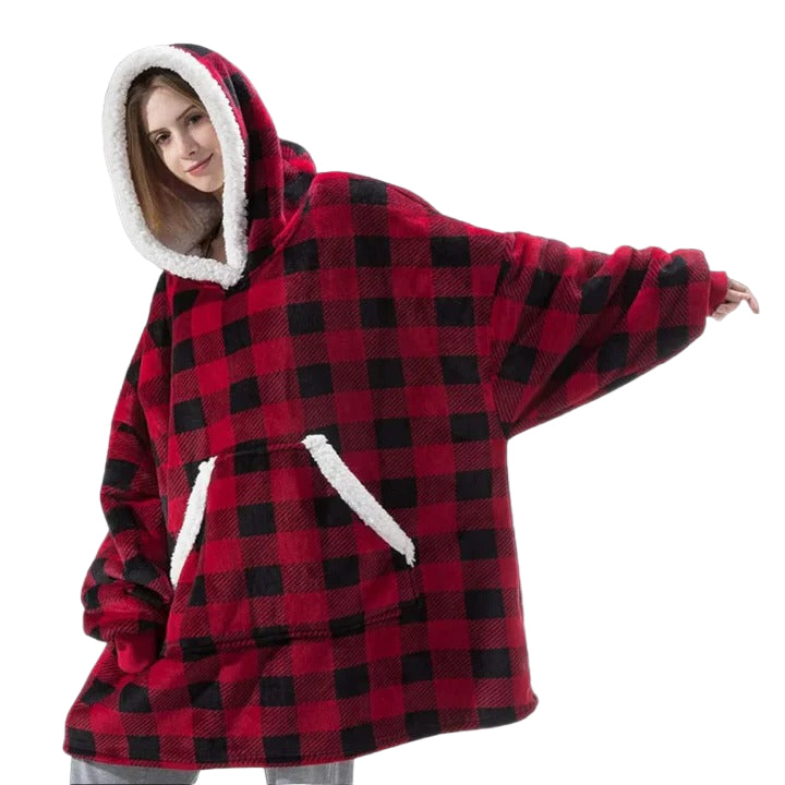Oversized Wearable Blanket Hoodie for Adults