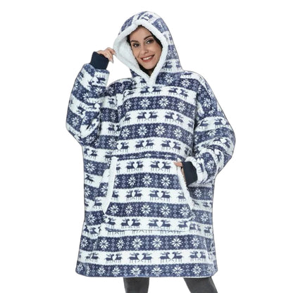Oversized Wearable Blanket Hoodie for Adults
