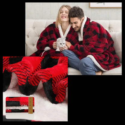 Oversized Wearable Blanket Hoodie for Adults