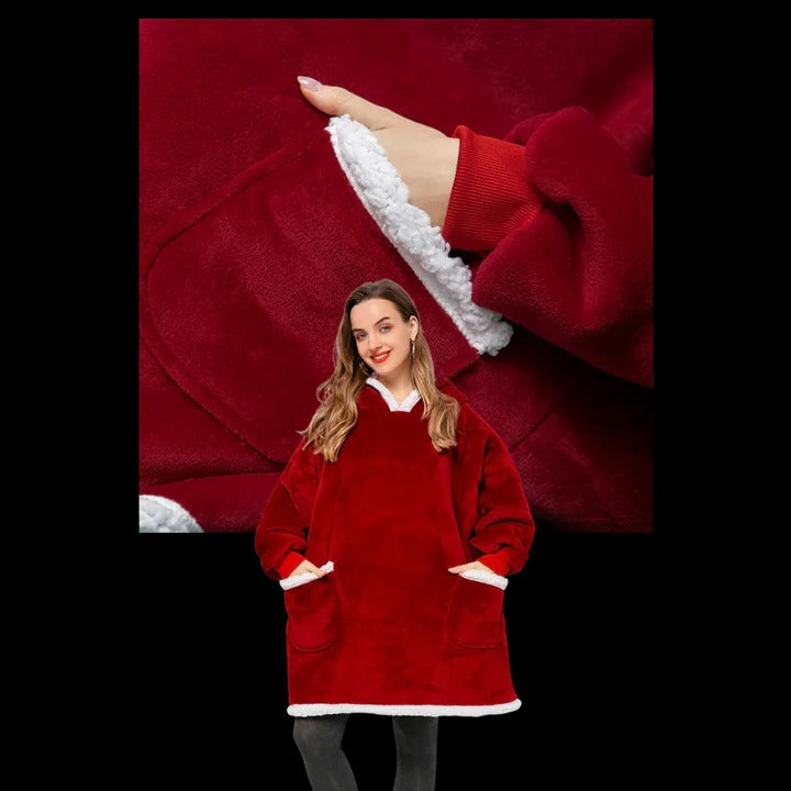 Oversized Wearable Blanket Hoodie for Adults