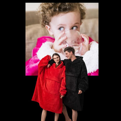 Oversized Wearable Blanket Hoodie for Adults