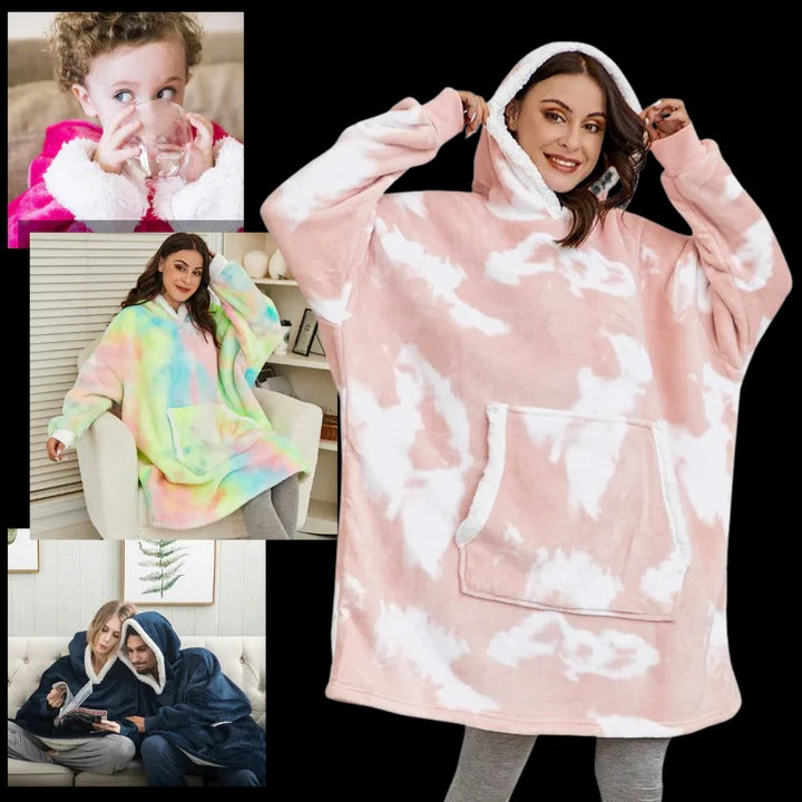Oversized Wearable Blanket Hoodie for Adults