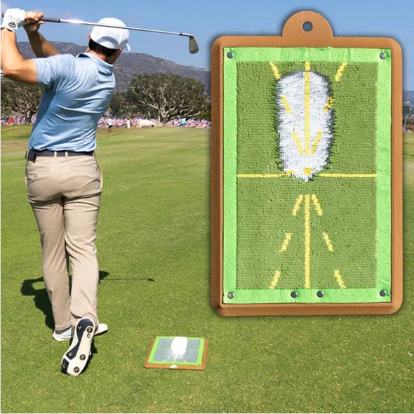 Chipping Golf Training Swing Detection Mat with Visual Feedback