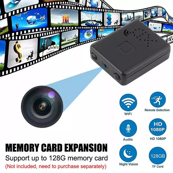 Compact HD Wi-Fi Camera, Video and Audio Capable