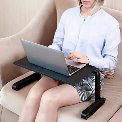 Adjustable Ventilated Laptop Stand with Folding Legs