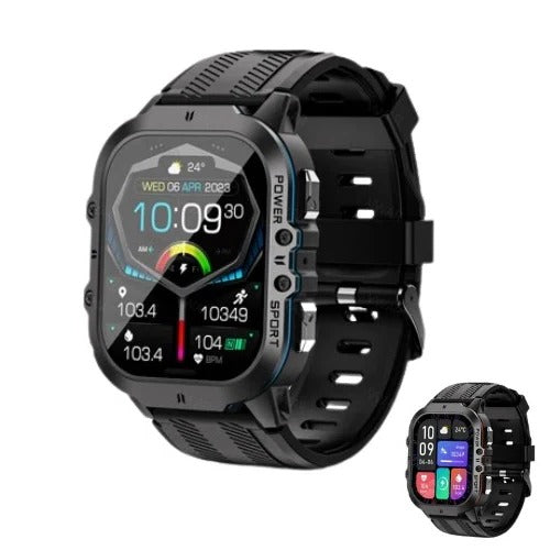 Outdoor Sports Watch with Water-Resistant Casing