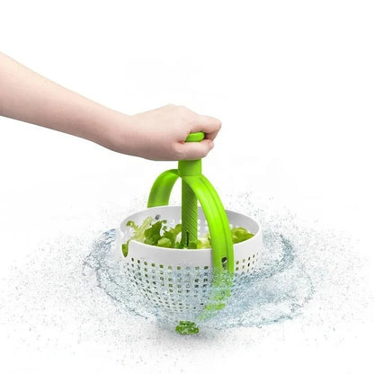 Vegetable Washer, Spin and Drain Salad Bowl