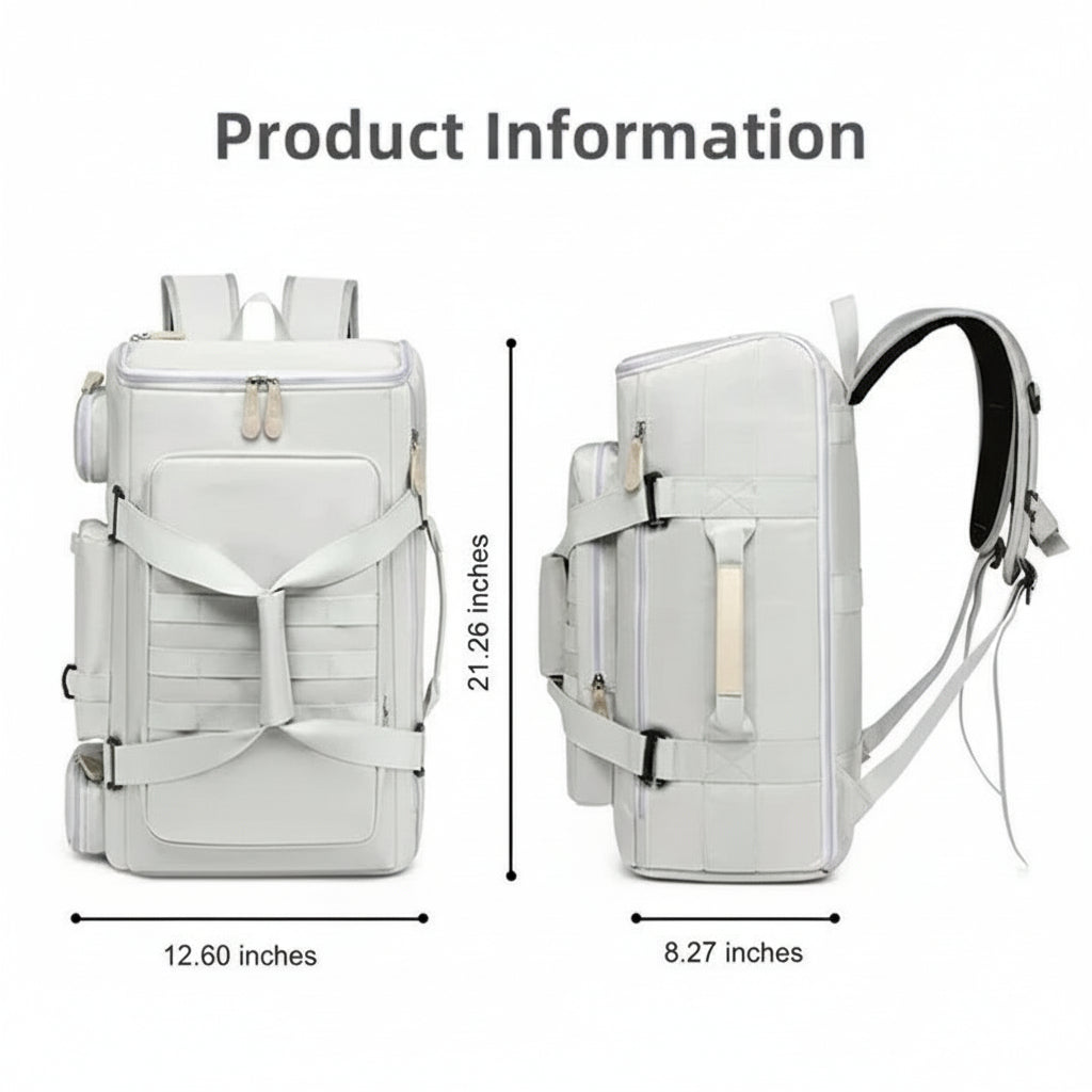 Water-Resistant Travel Backpack with Large Capacity